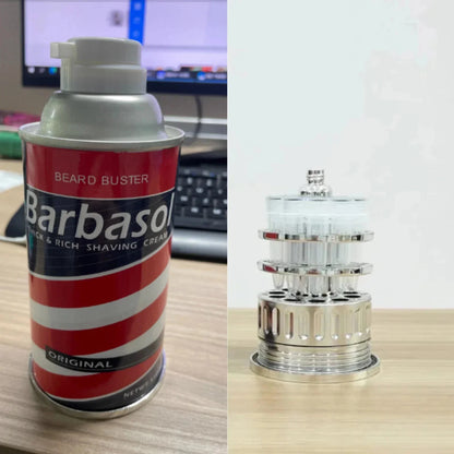 Barbasol Dennis Nedry Dinosaur DNA Jar Model – Jurassic Park Movie Prop Souvenir Desktop Ornament Gift