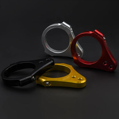 CNC Motorcycle Steering Damper Stabilizer Clamp Bracket – 36–43mm Fork Mount Shock Absorber Mounting Kit