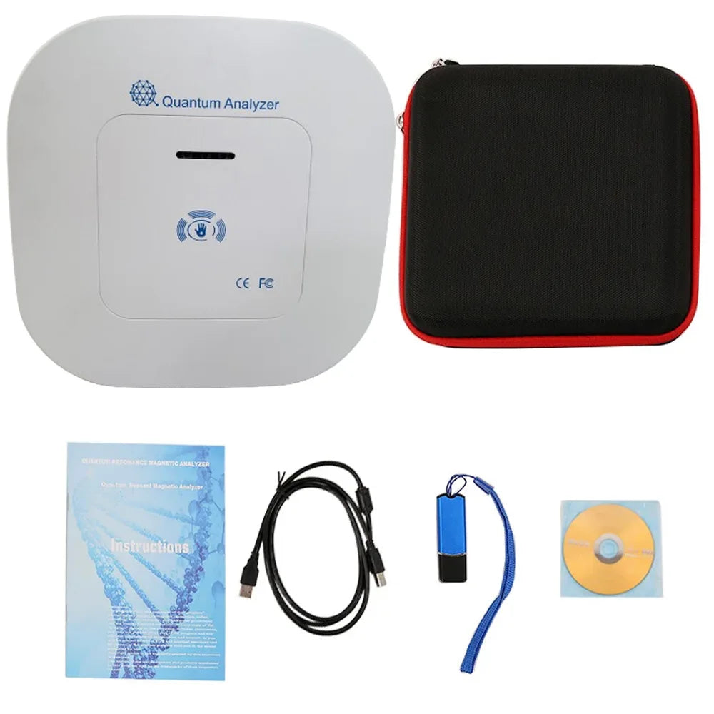 10G Quantum Resonance Magnetic Analyzer Set — Handheld Body Health Analyzer with Detailed Reports