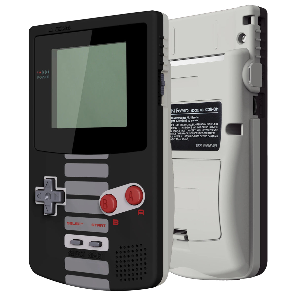 eXtremeRate Game Boy Color GBC Replacement Shell - IPS-Ready Full Housing with Buttons, NES & Gray Styles