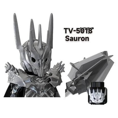 TV6403/TV6404/TV6405 Blocks Toy Set — Orcs, Dwarfs, Elves & Rohan Knight Action Figures Building Bricks for Kids Gift