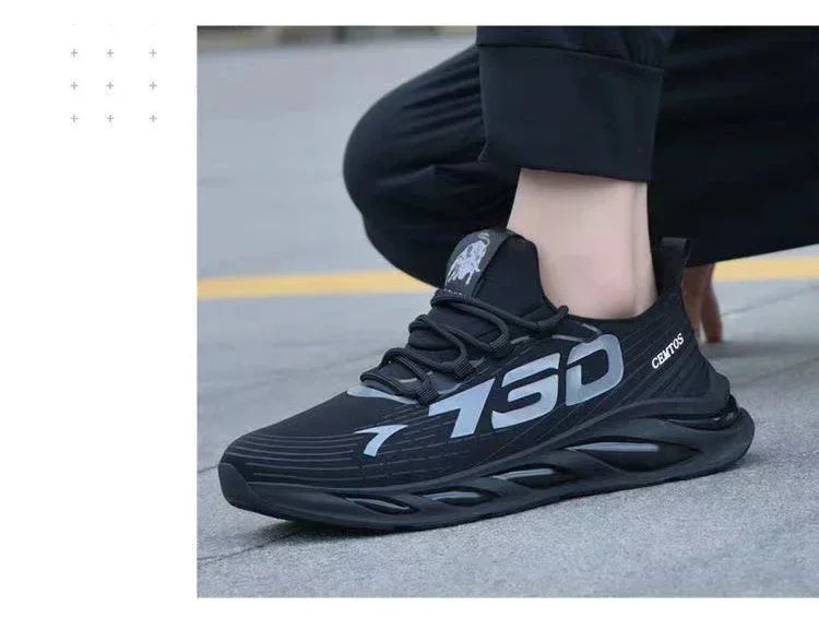 Men’s Casual Slip-On Sneakers – Lightweight Breathable Running, Walking, Training & Tennis Shoes