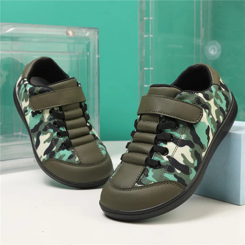 Children's Wide Barefoot Shoes – Anti-Slip Sports & Casual Shoes for Boys and Girls