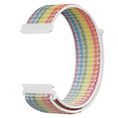 22mm Sport Nylon Loop Watch Band – Breathable Replacement Wristband for NORTH EDGE APACHE-46 Smartwatch, Durable Adjustable Strap