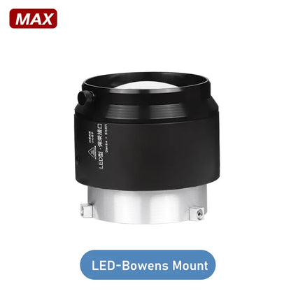 MIAOTU MG06 MAX Bowens Mount Snoot Kit - Focalize Conical Optical Condenser for Flash and Creative Shaped Light Effects