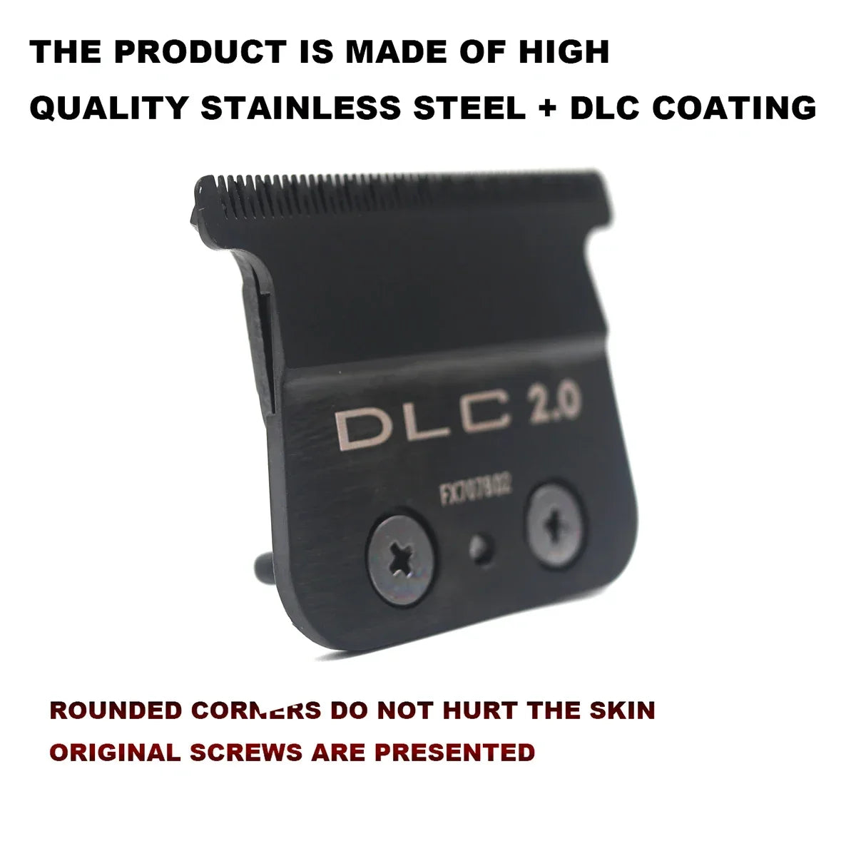 Professional Barber Carbon Steel Knife Head – Replacement DLC Blade for BAB787, 707Z & JUCAI PRO F7878