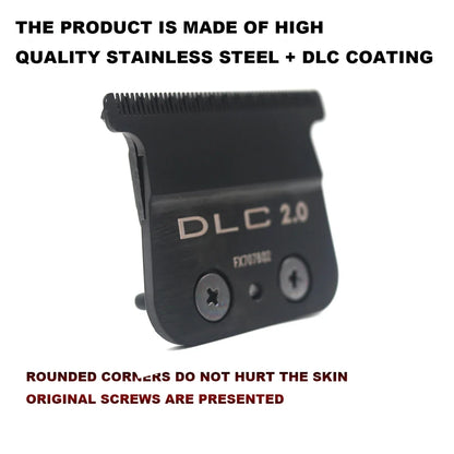 Professional Barber Carbon Steel Knife Head – Replacement DLC Blade for BAB787, 707Z & JUCAI PRO F7878