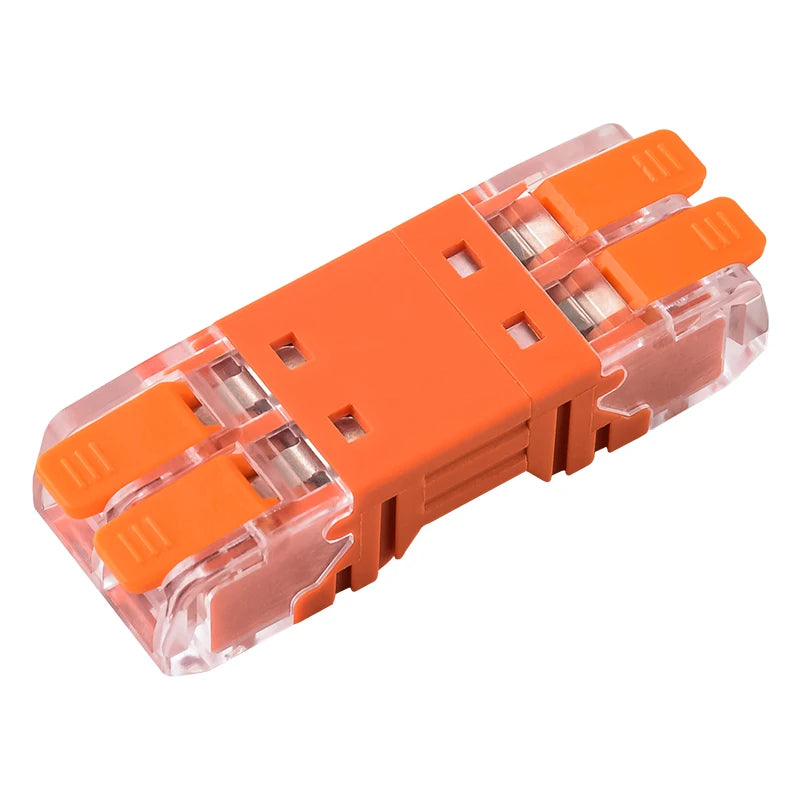 5Pcs Quick Lever Wire Connectors – 2/3/4 Pin CMK642 Compact Plugable Terminal Blocks, Universal Male Female Electrical Splicing Connectors