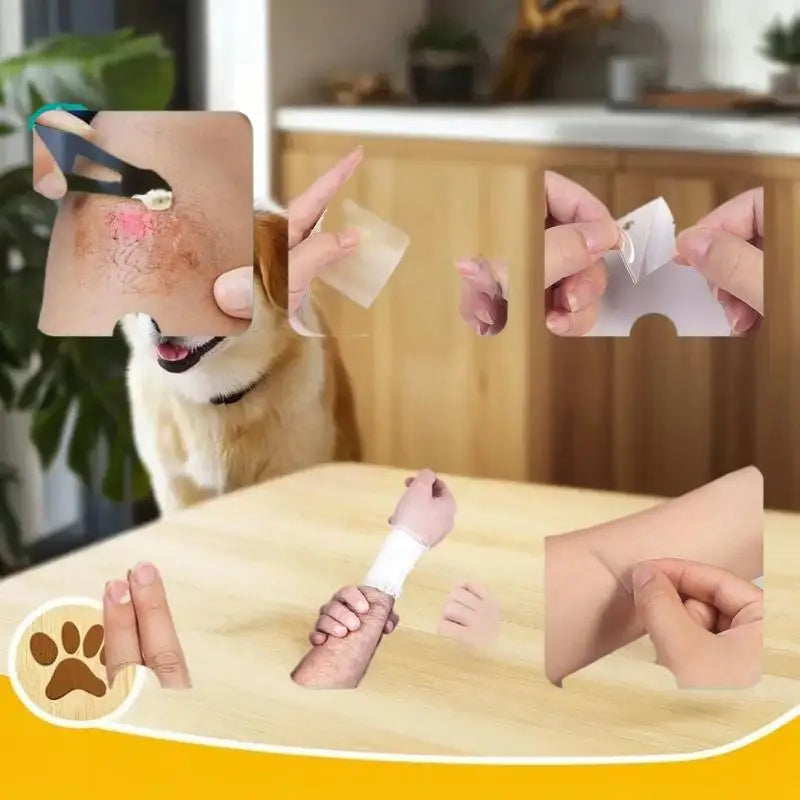 Hydrocolloid Bandage Roll - Waterproof, Ultra-Thin Adhesive Wound Dressing and Scar Care Tape