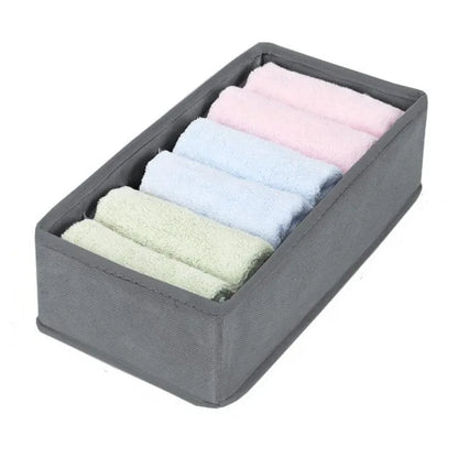 Underwear & Sock Storage Organizer Box – Bra, Socks & Clothing Drawer Divider for Wardrobe & Cabinet Organization System