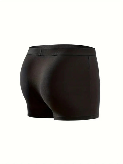10PCS Men’s Black Boxer Shorts Underwear Set, High Stretch Breathable Plus Size L–4XL Sexy Comfortable Men’s Boxers