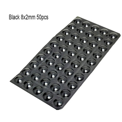 18–100PCS Self-Adhesive Silicone Door Stops – Cabinet Bumpers & Rubber Cushion Pads for Furniture Protection