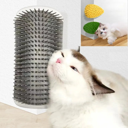 Cat Scratcher & Massager – Pet Grooming Brush for Cats & Dogs, Hair Removal Comb & Scratching Tool