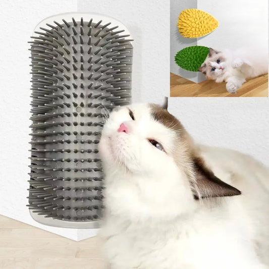 Cat Scratcher & Massager – Pet Grooming Brush for Cats & Dogs, Hair Removal Comb & Scratching Tool