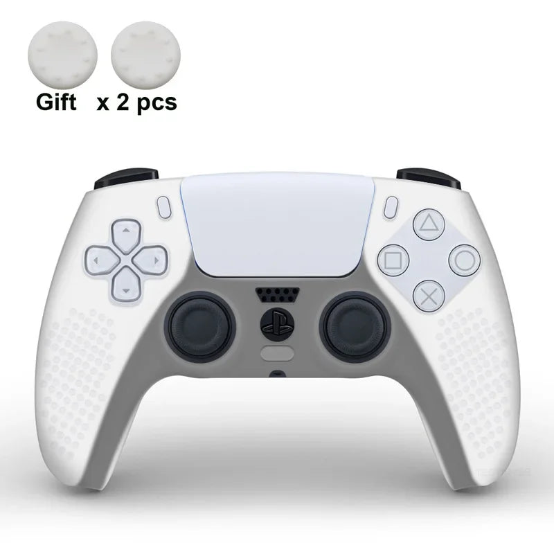 Protective Silicone Cover for PS5 Controller – Anti-Slip Skin Case with Thumb Grips for PS5 Slim Gamepad
