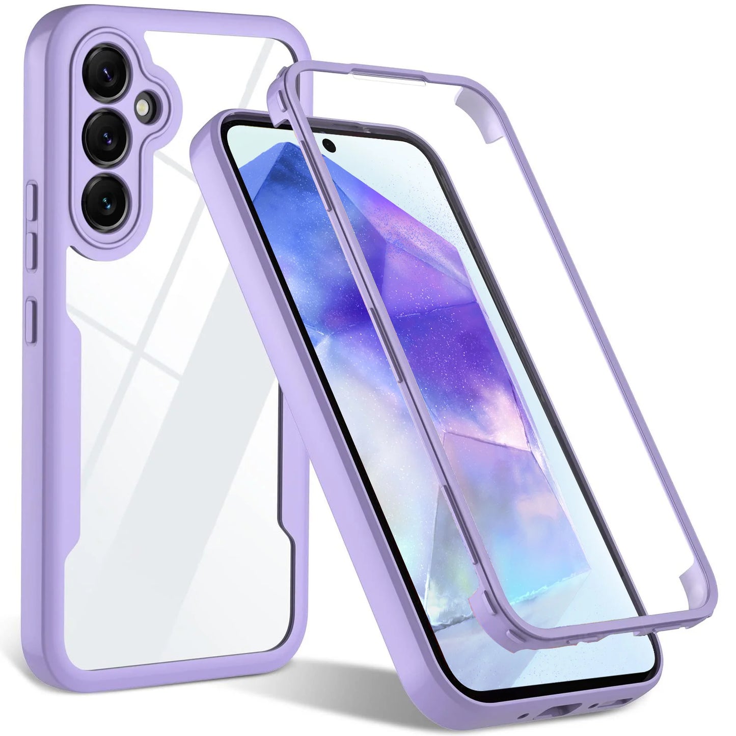 Samsung 360 Full-Cover Protective Case - Shockproof Screen Protection Phone Cover