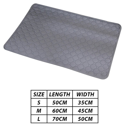 Washable Dog Pet Diaper Mat: Waterproof Training Pad for Urine Absorption - Reusable, Environmentally Friendly Protection for Dog Car Seats