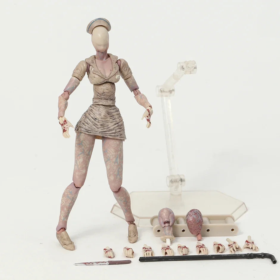 Figma Silent Hill 2 SP-055 Red Pyramid & SP-061 Bubble Head Nurse PVC Action Figures – Collectible Toy Models