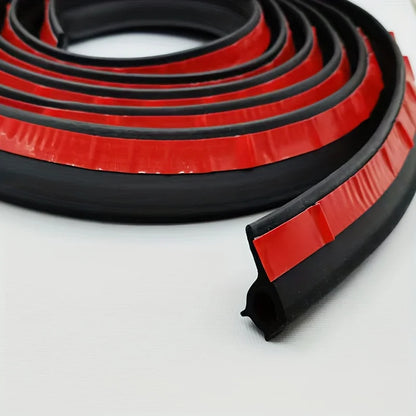 Car Door Weather Stripping - 3M Self-Adhesive Rubber Seal Strip for Pickup Tailgate, Door Frame & Exterior Insulation