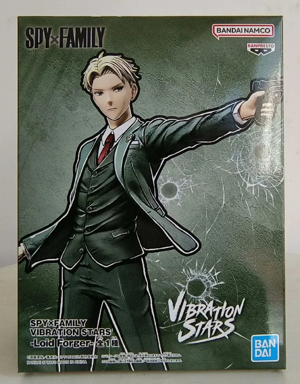 Original BANPRESTO Vibration Stars Loid & Yor Forger Figures – SPYxFAMILY Anime Model, Genuine Boxed Toy