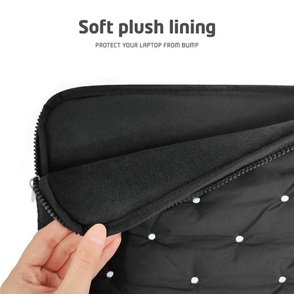 Puffy Laptop & Tablet Bag — Cute Protective Sleeve for MacBook Air 13, 13-14 Inch Notebooks, 15-16 Inch Laptops, 9-11 Inch Tablets for Girls
