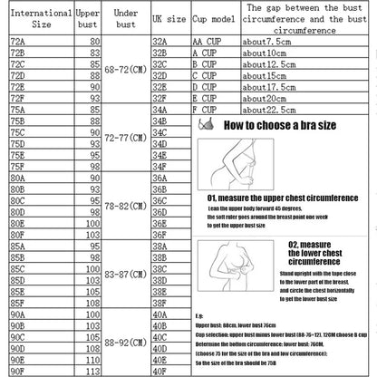 Midnite Star Extra Thick 6cm Gathered Bra – No Steel Ring, Soft and Sexy for Flat Chest or Small Chest