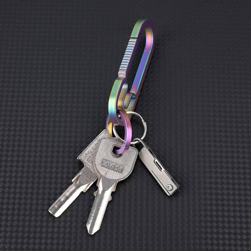 Portable Titanium Alloy Mini Folding Knife Keychain – Sharp Compact Unboxing Tool Pendant
