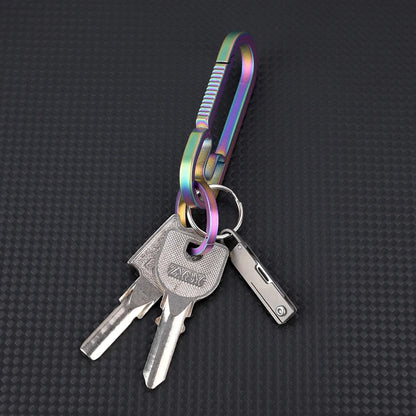 Portable Titanium Alloy Mini Folding Knife Keychain – Sharp Compact Unboxing Tool Pendant