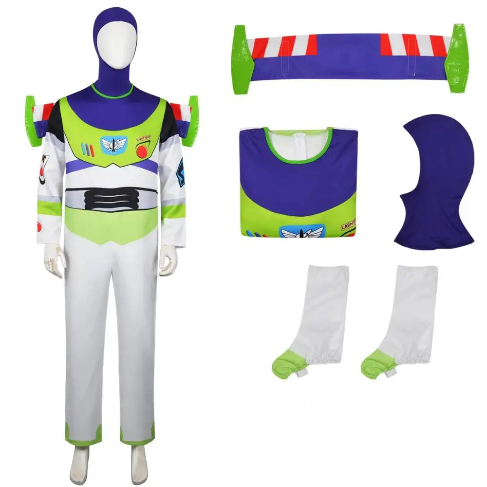 Astronaut Inspired Cosplay Costume - Wing Suit Bodysuit Halloween Party Jumpsuit for Men & Women