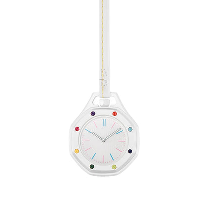 Multicolor Silicone Pocket Watch – Portable Fashion Student Watch with Sling, Trendy Everyday Accessory and Gift
