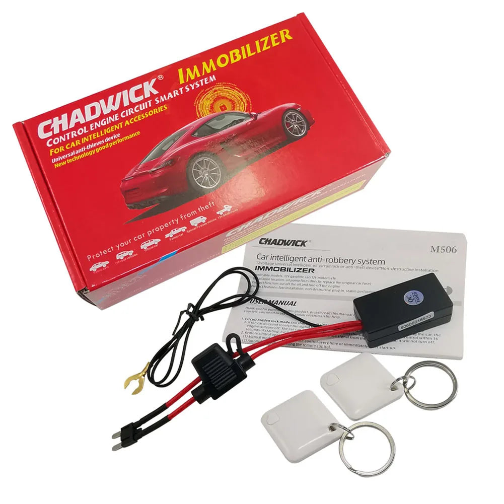 CHADWICK M506 Car Immobilizer — 12V Universal Intelligent Anti-Robbery Engine Lock Security System