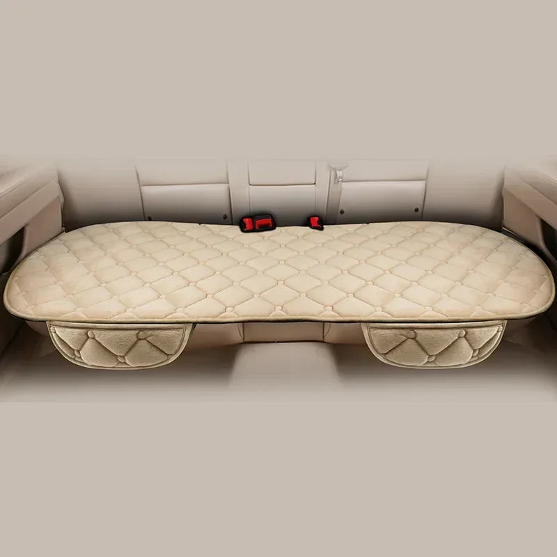 Warm Plush Car Seat Covers - Winter Seat Cushion Protectors for Sedan, Hatchback & SUV