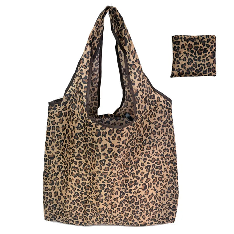 Reusable Foldable Shopping Tote Bag for Women – Large Capacity Eco-Friendly Cloth Grocery Bag for Fruit, Vegetables & Daily Travel Use