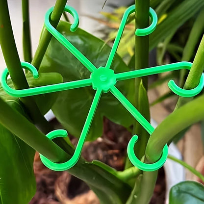 Plant Stem Support Clips – Flower Stem Fixer & Anti-Toppling Hydroponic Branch Rack for Garden