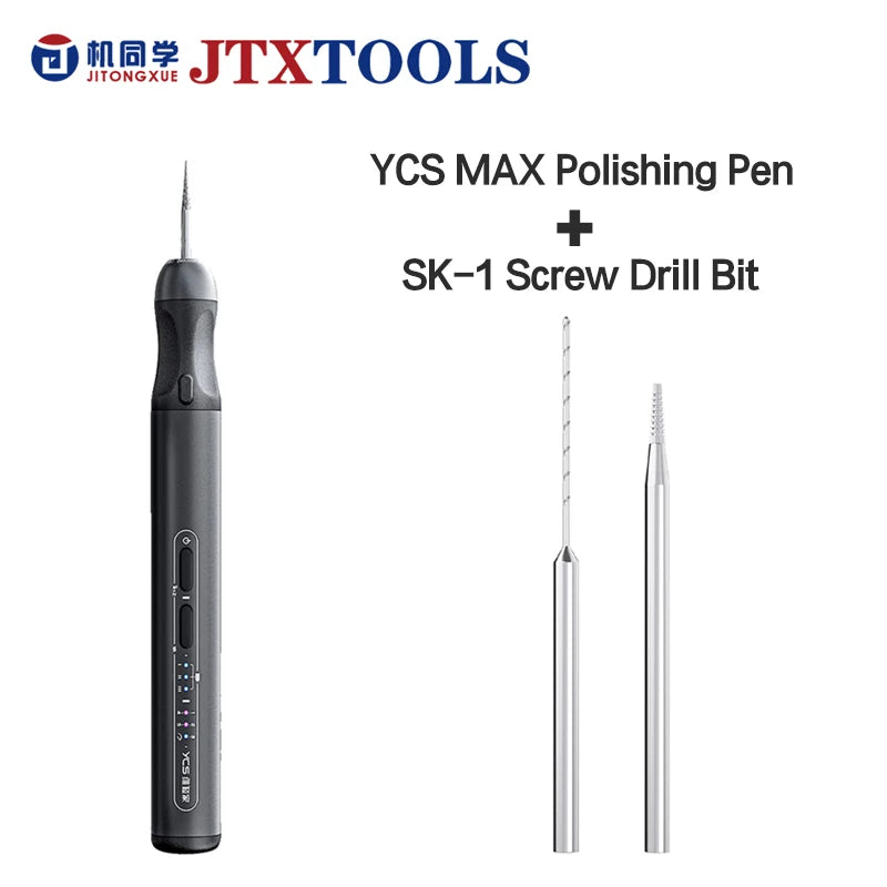 JTX SK-1 Alloy Screw Extractor Drill Bit Set – Precision Repair Tool Kit for Mobile Phone PCB & Motherboard Screw Removal Professional Accessories