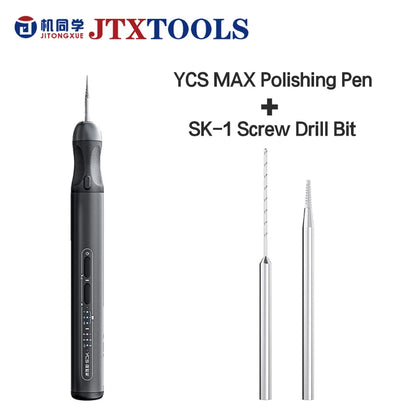 JTX SK-1 Alloy Screw Extractor Drill Bit Set – Precision Repair Tool Kit for Mobile Phone PCB & Motherboard Screw Removal Professional Accessories