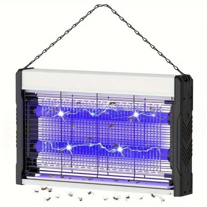 UV Mosquito Killer Lamp - Electric Indoor Fly Trap with Hanging Hook for Home, Hotel & Restaurant Use