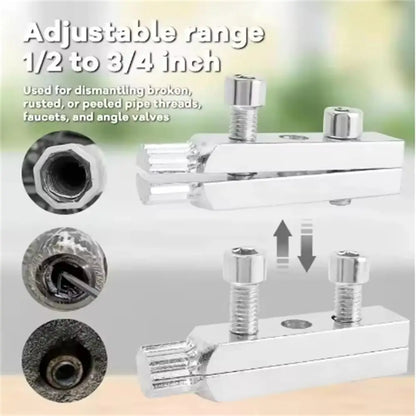 Broken Wire Extractor Tool - Tap & Bolt Screw Remover for Plumbing Valve Repair