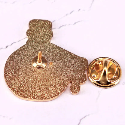 Omega Glitter Bottle Enamel Pin - ABO Novel Fanfiction Lapel Brooch for Fans