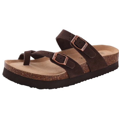 Comwarm Women’s Suede Mules & Men’s Cork Insole Clogs – Arch Support Sandals for Outdoor, Beach, and Home Slides