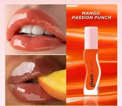 Gisou Autumn/Winter Limited Edition Lip Oil Gloss — Long-Lasting Moisturizing, Plumping & Exfoliating Milky Mocha Lip Care
