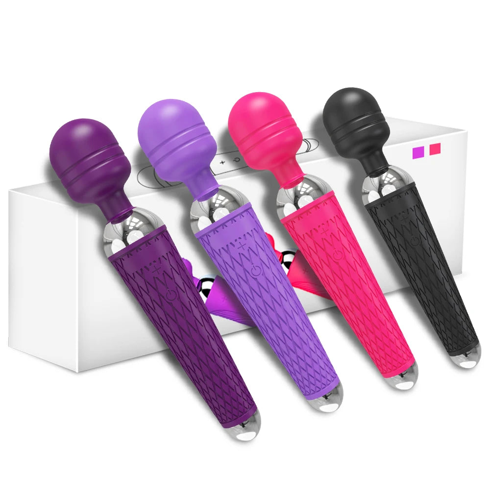 20-Speed Powerful AV Vibrator Magic-Wand - Clitoris Stimulator Sex Toy for Women - G-Spot Massager Erotic Product