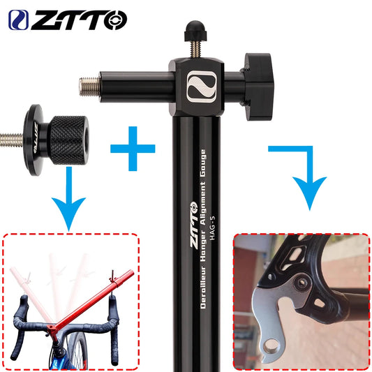 ZTTO Road Bike Shifter Height & Angle Adjustment Kit - Hand Shift Lever Measure Tool & Derailleur Hanger Alignment Gauge