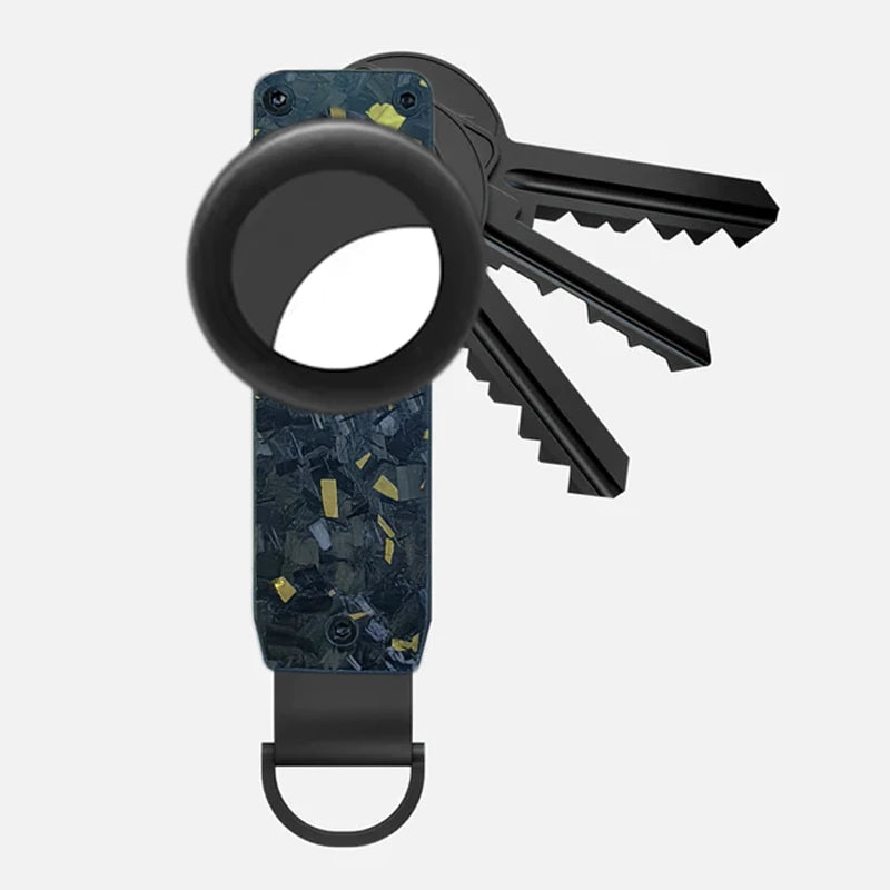 Compact Key Organizer – Minimalist Metal Key Holder for 2-6 Keys, Secure Keychain Case