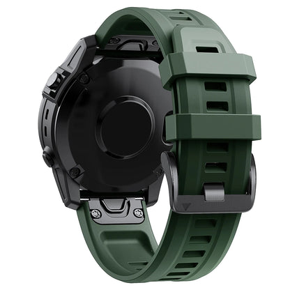 QuickFit Silicone Watch Strap 26mm 22mm for Garmin Fenix 7X 7 Pro 6X 6 5X 5 Plus 8 – Durable Replacement Sport Watchband