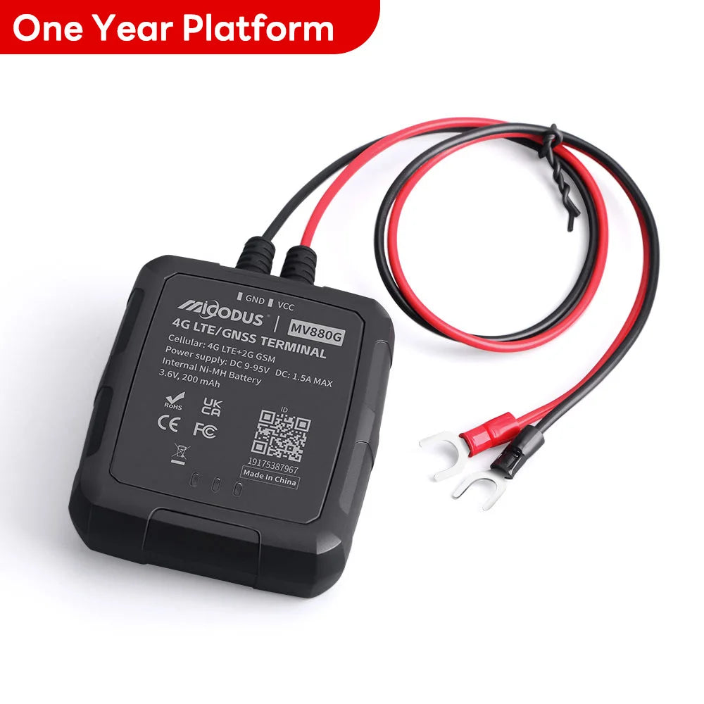 MiCODUS MV880G 4G GPS Tracker - IP67 Waterproof Plug & Play Real-Time Vehicle & Motorcycle Anti-Theft Tracking Device