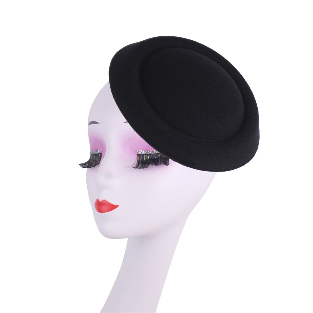 17CM Fascinator Bases for DIY Hair Accessories - Ladies' Wedding Hat, Millinery Cap for Bridal Chapeau