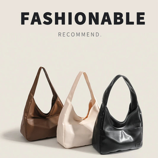 Fashionable Minimalist Retro Shoulder Bag – Large Capacity Handbag & Casual Commuting Tote Bag