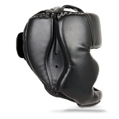 Full-Covered Boxing Helmet - Thickened Head Protector for Men & Women - Karate, Muay Thai, Taekwondo Training Head Guard