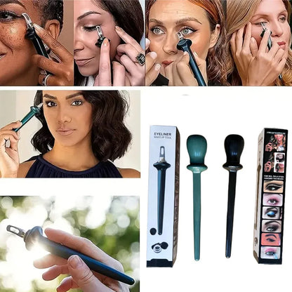 Silicone Eyeliner Brush - No-Skip, Easy Applicator for Beginners - Durable Makeup Tool for Perfect Eyes